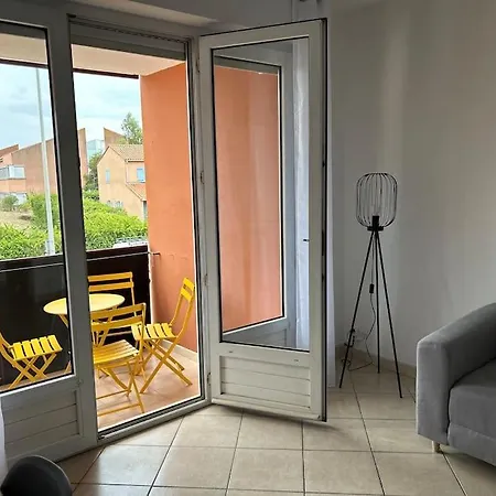 T3 6 Personnes Avec Terrasse, Wifi, Climatisation דירה *