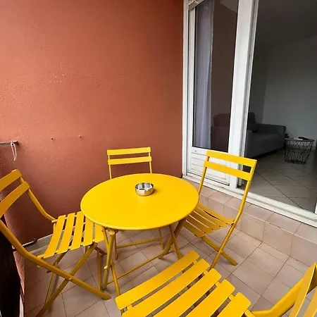 דירה T3 6 Personnes Avec Terrasse, Wifi, Climatisation קאנט אן רוסיון