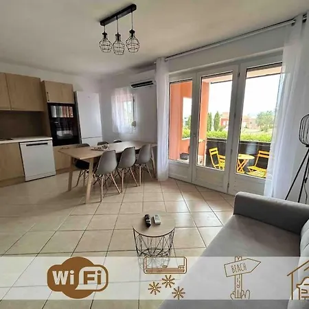 דירה T3 6 Personnes Avec Terrasse, Wifi, Climatisation קאנט אן רוסיון