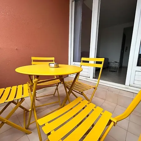 T3 6 Personnes Avec Terrasse, Wifi, Climatisation * קאנט אן רוסיון