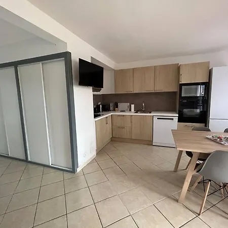 T3 6 Personnes Avec Terrasse, Wifi, Climatisation קאנט אן רוסיון