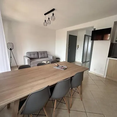 T3 6 Personnes Avec Terrasse, Wifi, Climatisation דירה קאנט אן רוסיון